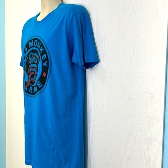 Gas Monkey Garage - Blue Gas Monkey Garage Spade Graphic T Shirt Size Medium - Picture 5 of 9